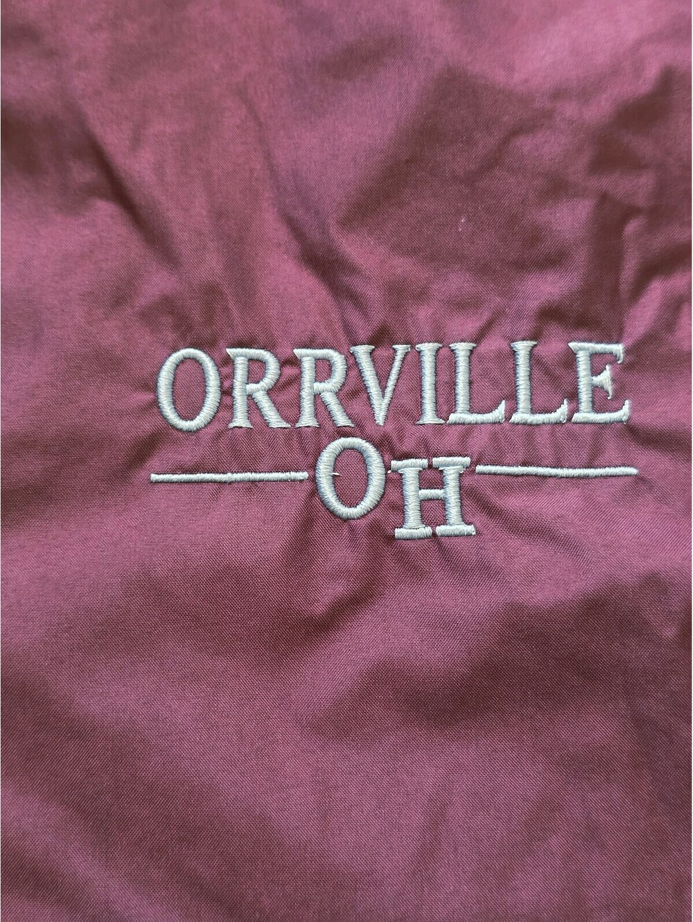 Orrville OH Two-Tone Hooded Windbreaker Jacket